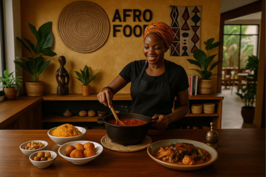 Immersion Culinaire Afro au Concept Food de Palabres Créatives